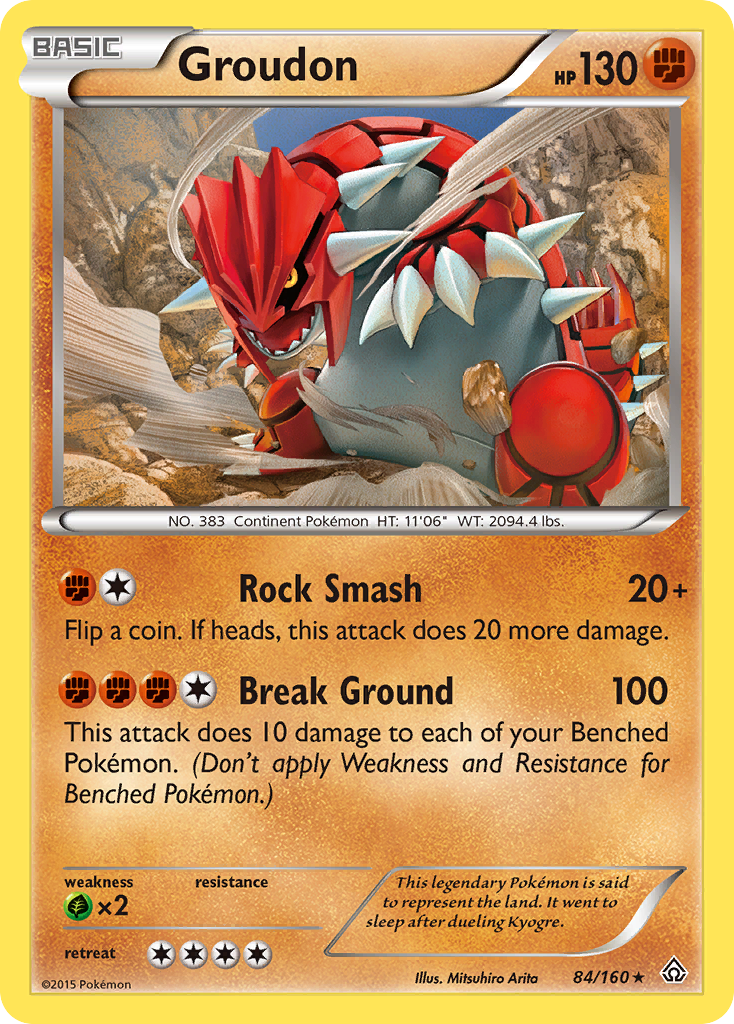 Groudon 84/160 Primal Clash