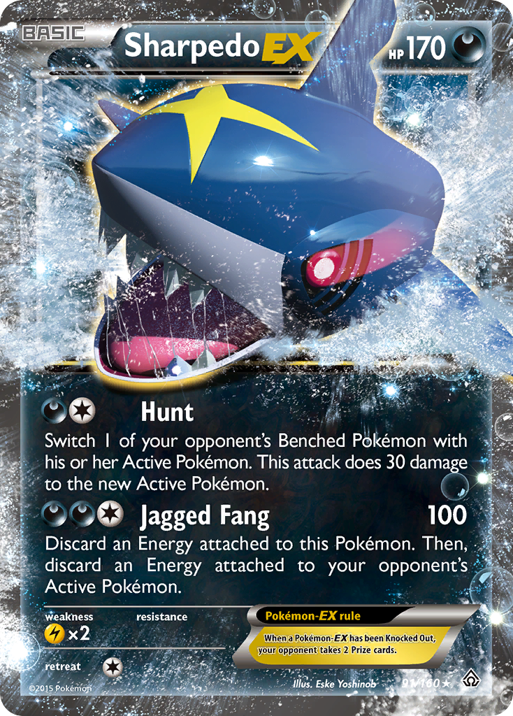 Sharpedo-EX 91/160 Primal Clash