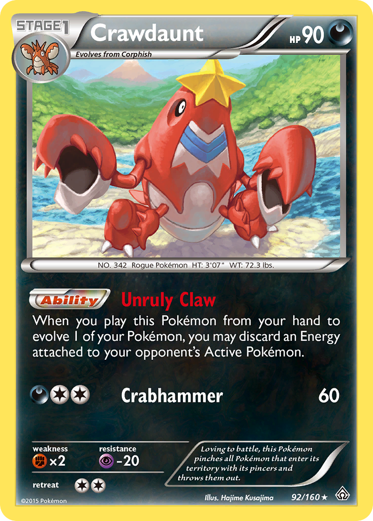 Crawdaunt 92/160 Primal Clash