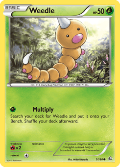 Weedle 1/160 Primal Clash