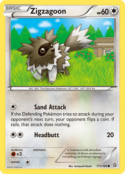 Zigzagoon 111/160 Primal Clash