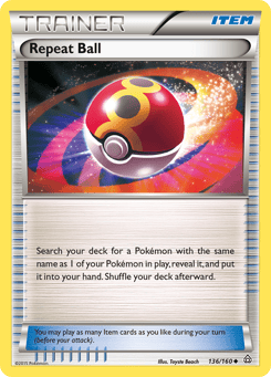 Repeat Ball 136/160 Primal Clash