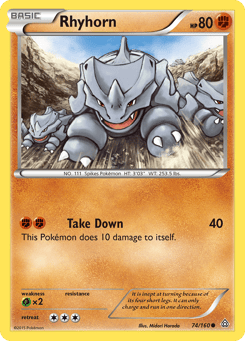 Rhyhorn 74/160 Primal Clash