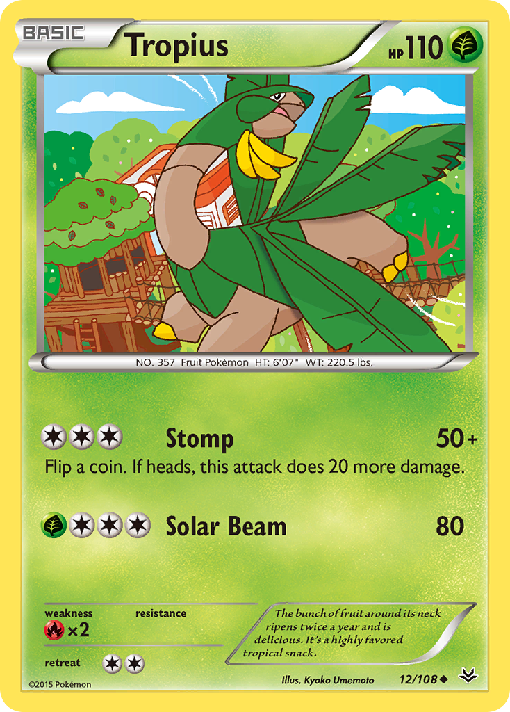 Tropius 12/108 Roaring Skies