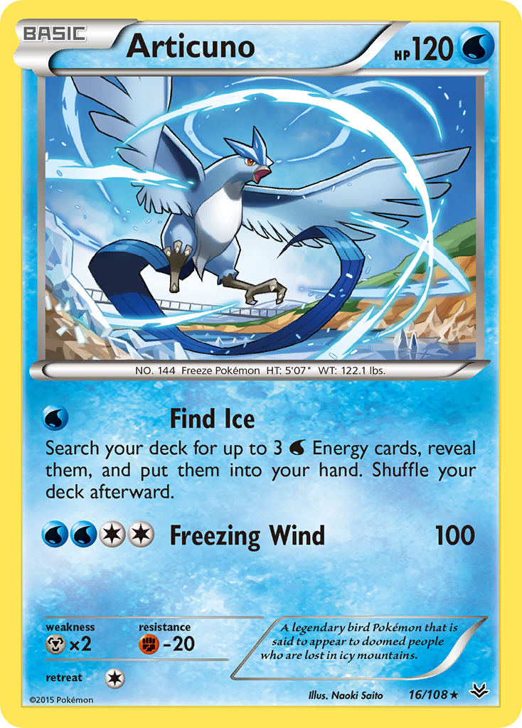 Articuno 16/108 Roaring Skies