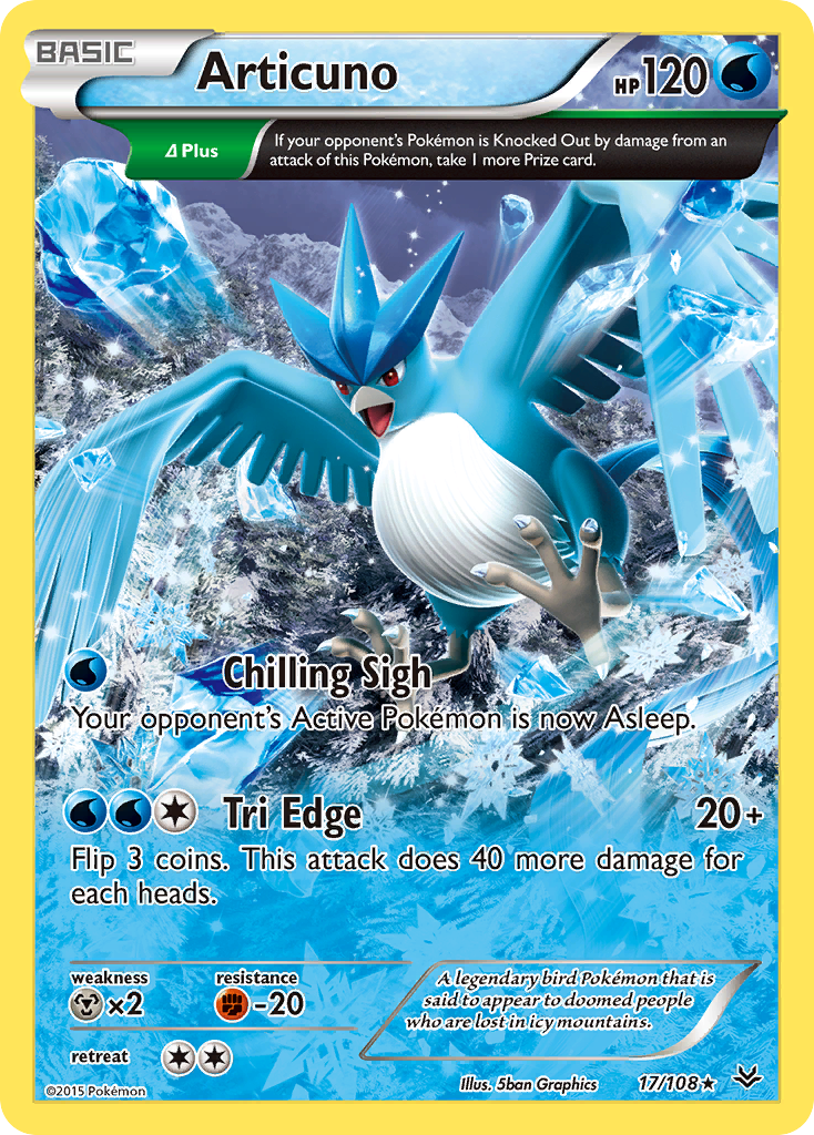 Articuno 17/108 Roaring Skies
