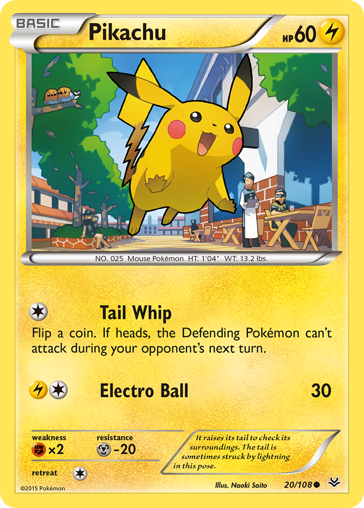 Pikachu 20/108 Roaring Skies