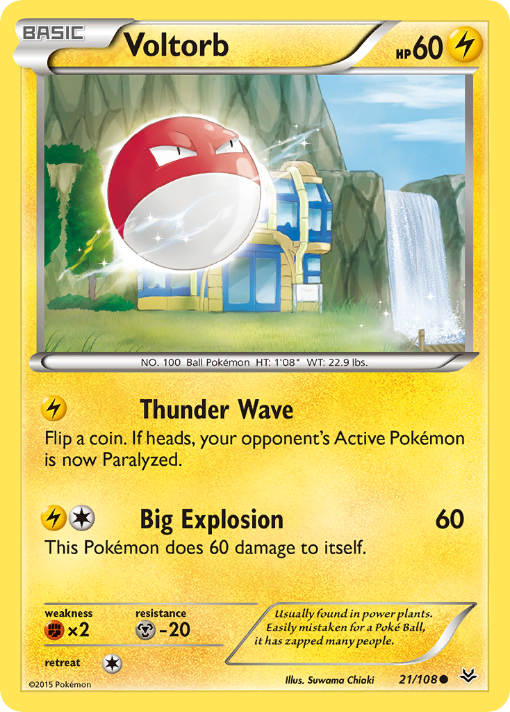 Voltorb 21/108 Roaring Skies