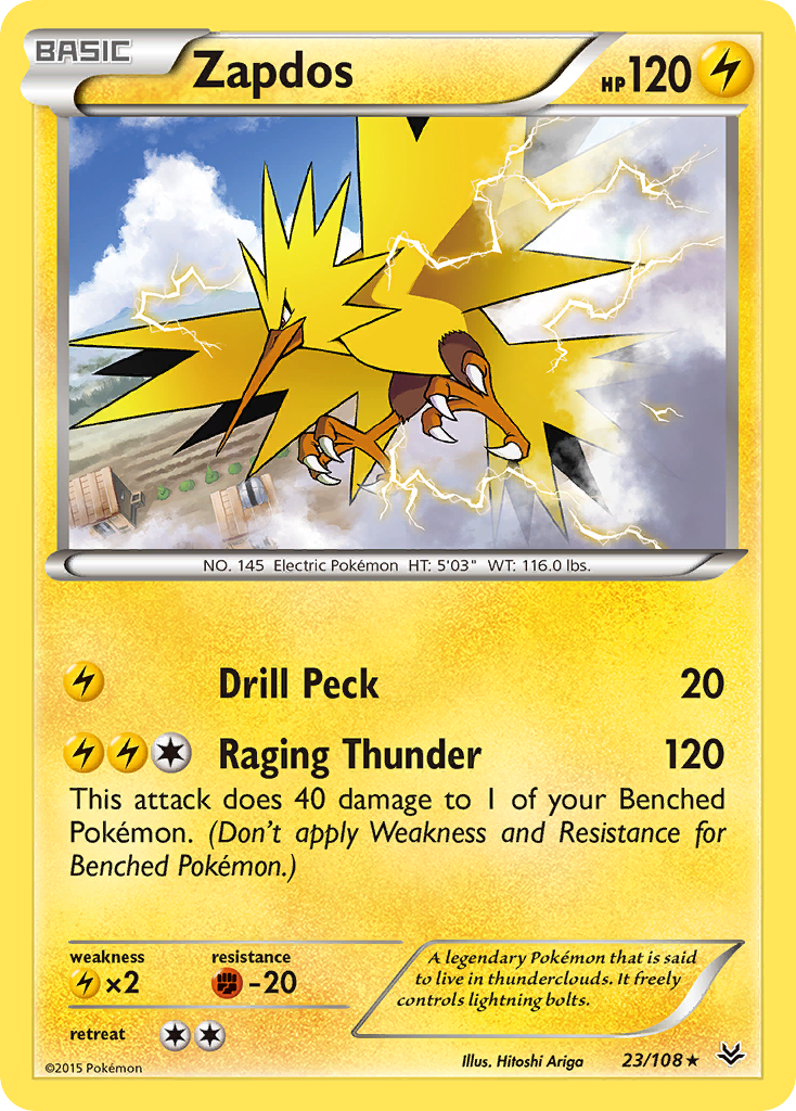 Zapdos 23/108 Roaring Skies