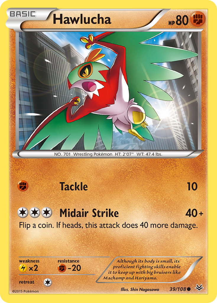 Hawlucha 39/108 Roaring Skies