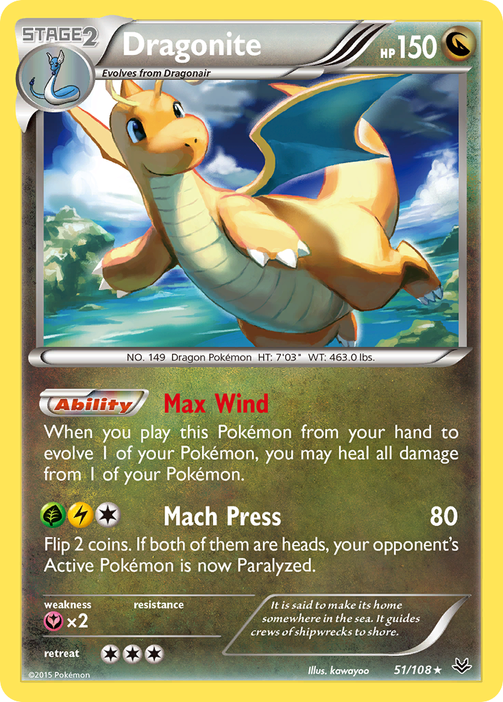 Dragonite 51/108 Roaring Skies
