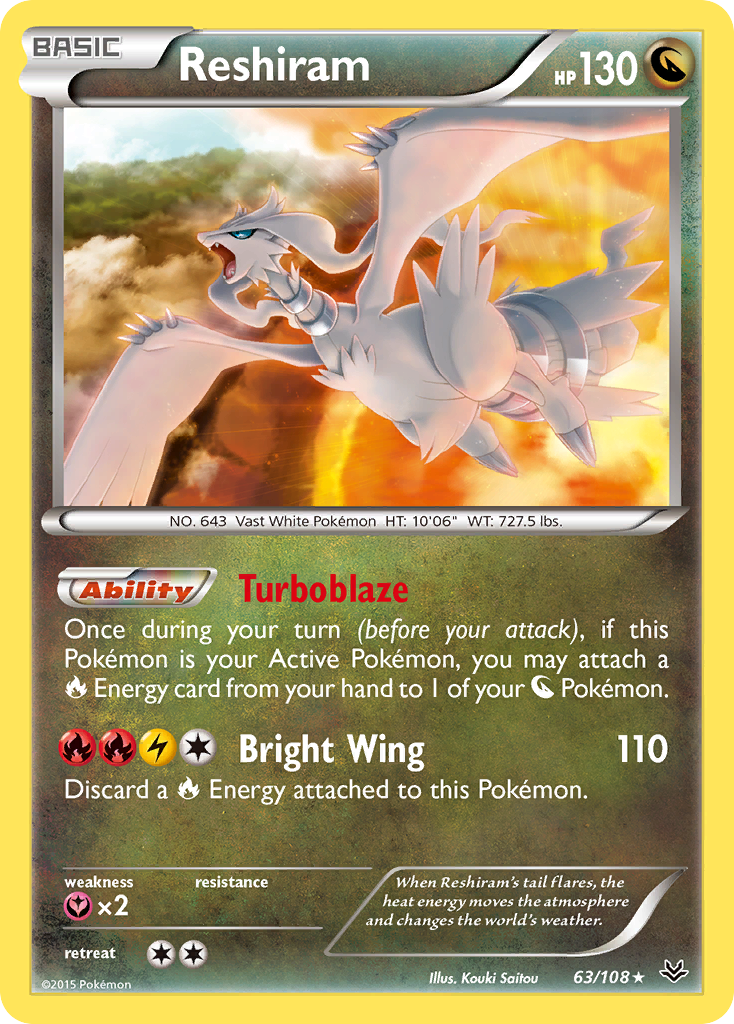 Reshiram 63/108 Roaring Skies