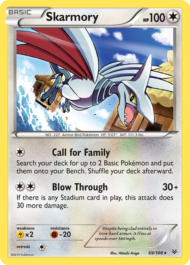 Skarmory 69/108 Roaring Skies