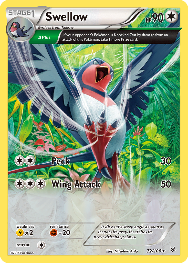 Swellow 72/108 Roaring Skies