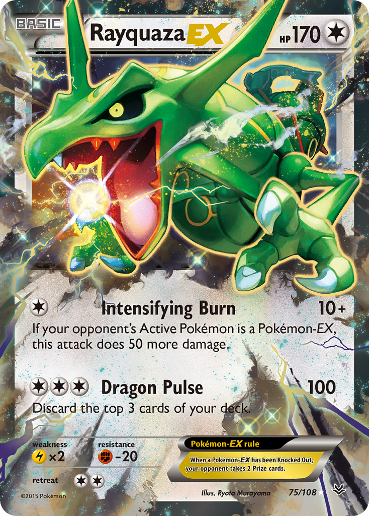 Rayquaza-EX 75/108 Roaring Skies