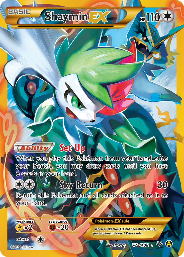 Shaymin-EX 77a/108 Roaring Skies