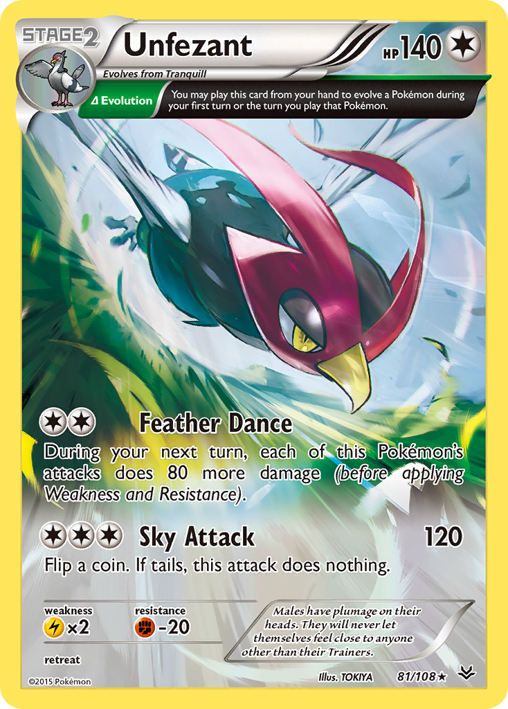 Unfezant 81/108 Roaring Skies