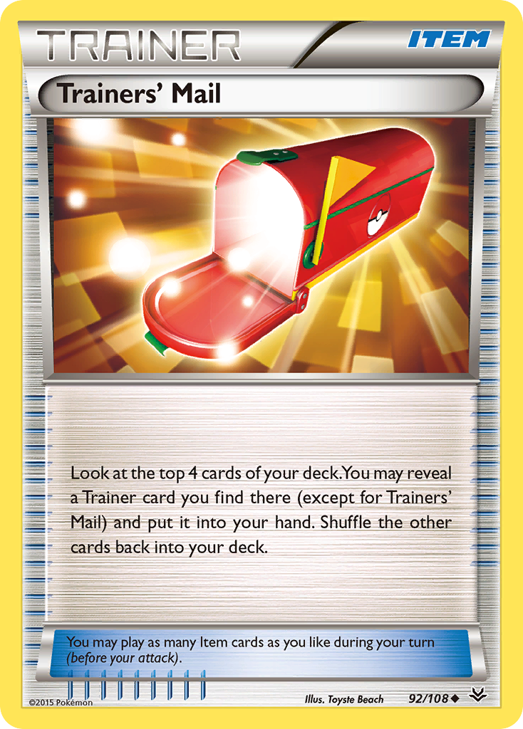 Trainers' Mail 92/108 Roaring Skies