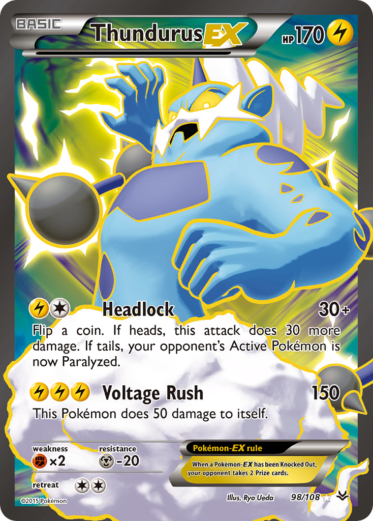 Thundurus-EX 98/108 Roaring Skies