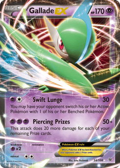 Gallade-EX 34/108 Roaring Skies