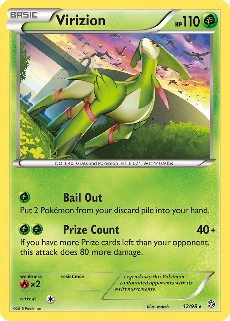Virizion 12/98 Ancient Origins