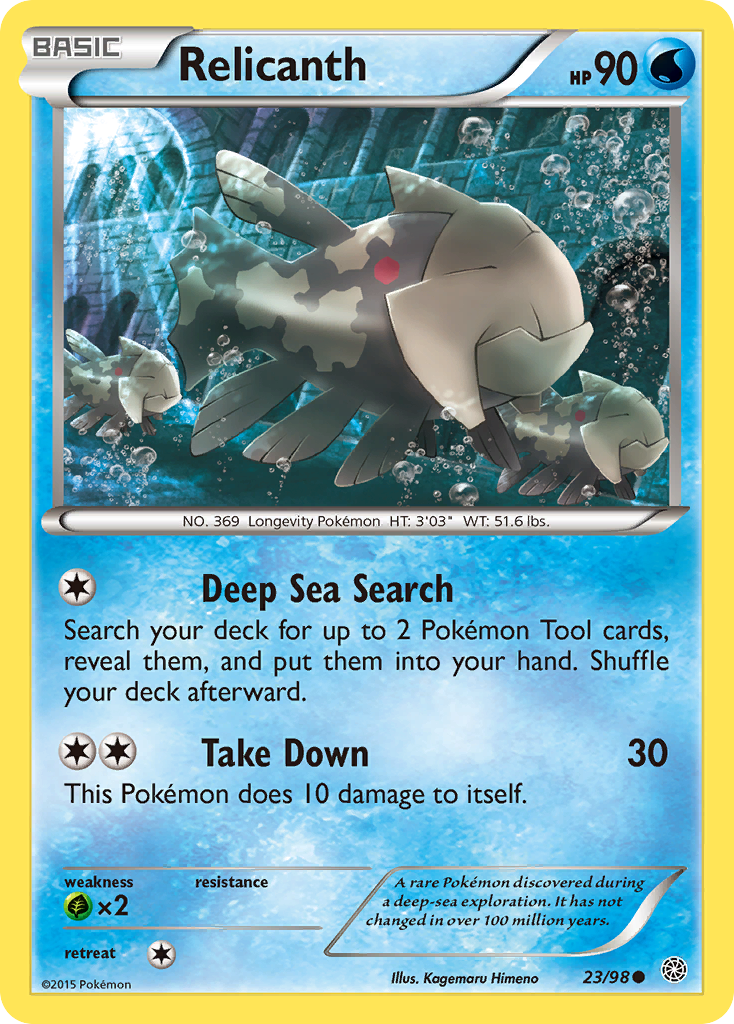 Relicanth 23/98 Ancient Origins