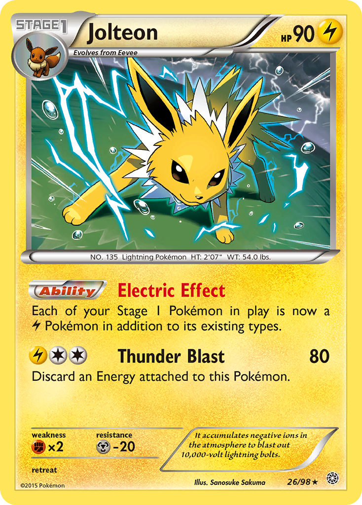 Jolteon 26/98 Ancient Origins