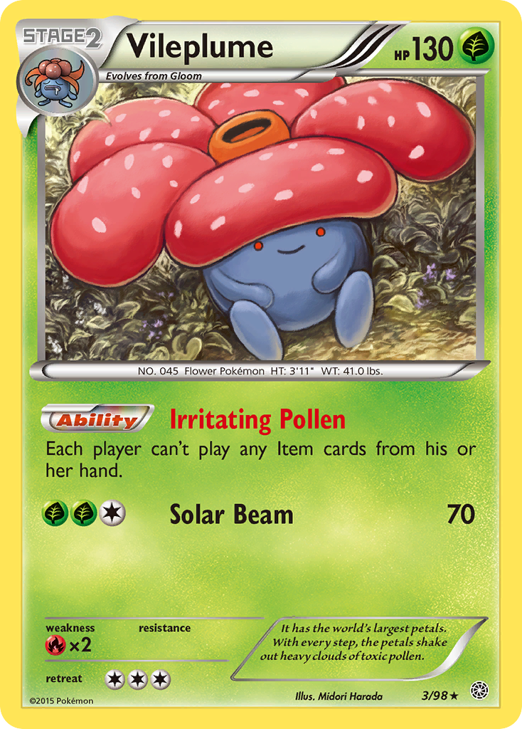 Vileplume 3/98 Ancient Origins