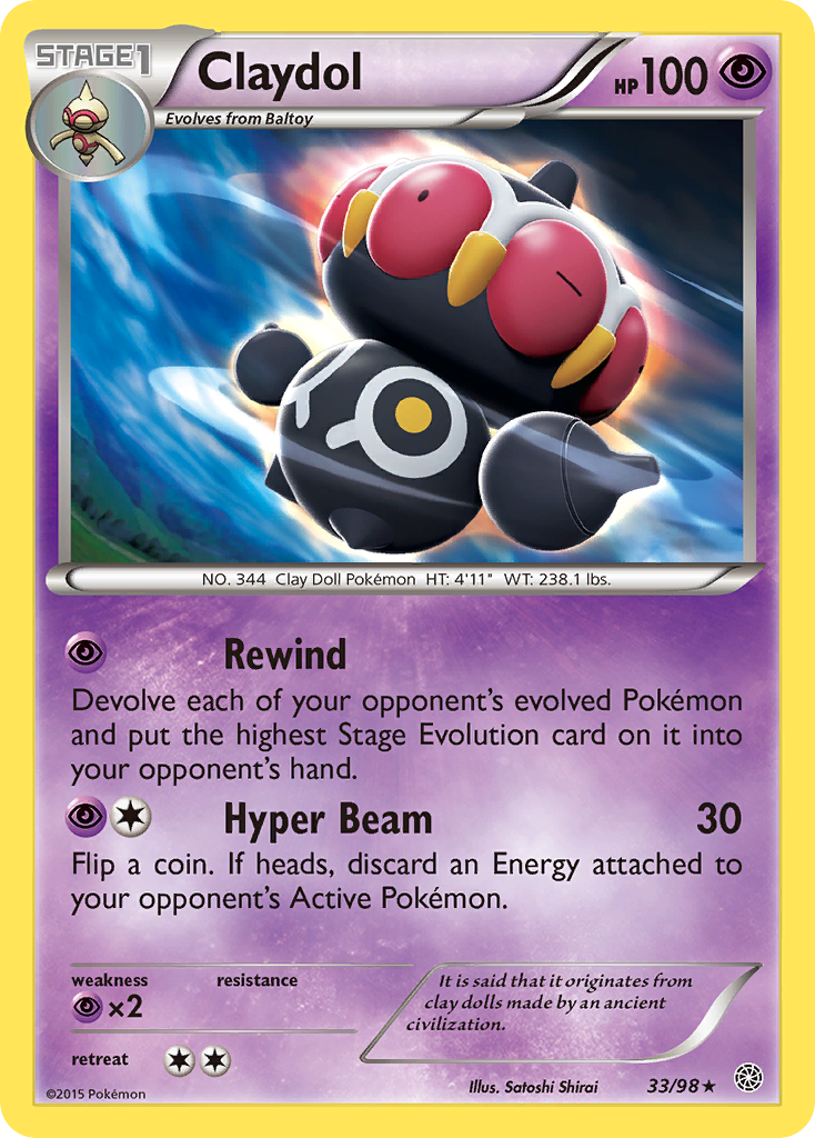 Claydol 33/98 Ancient Origins