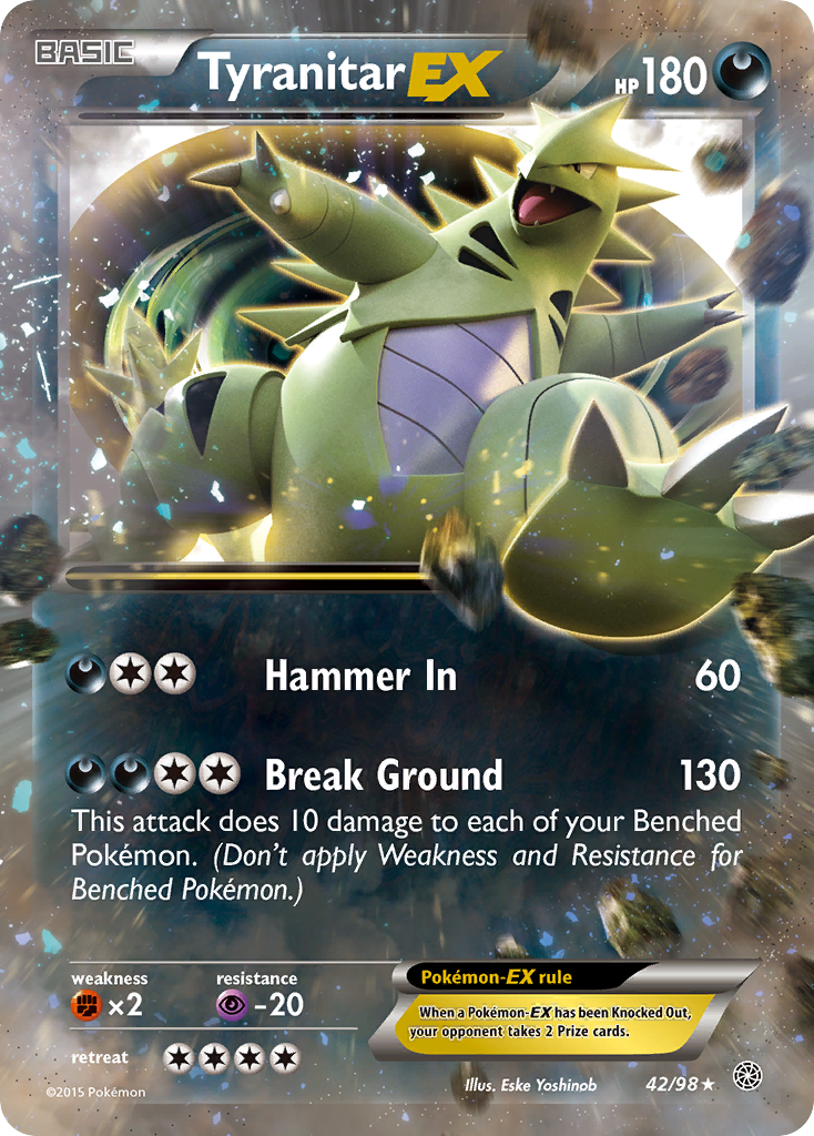 Tyranitar-EX 42/98 Ancient Origins