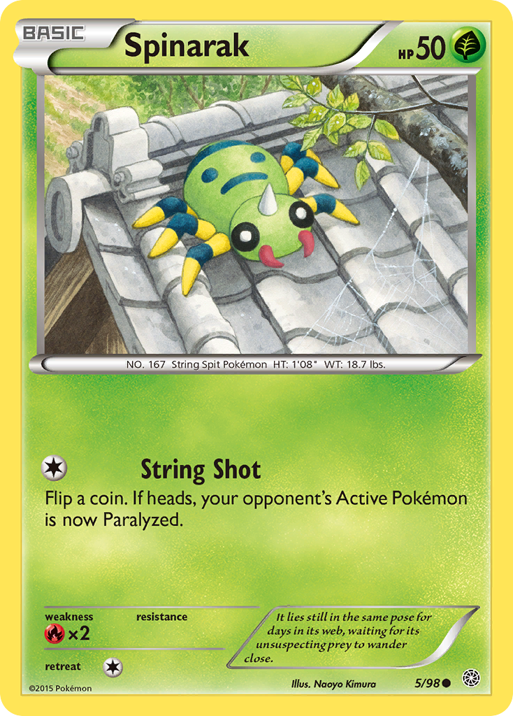 Spinarak 5/98 Ancient Origins