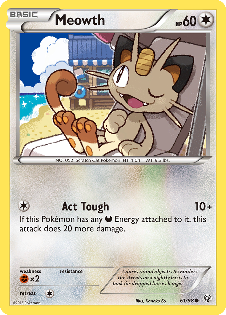 Meowth 61/98 Ancient Origins