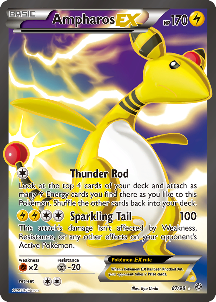 Ampharos-EX 87/98 Ancient Origins