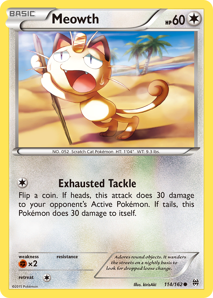 Meowth 114/162 BREAKthrough