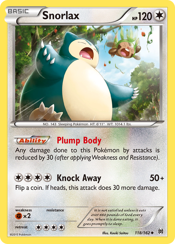 Snorlax 118/162 BREAKthrough