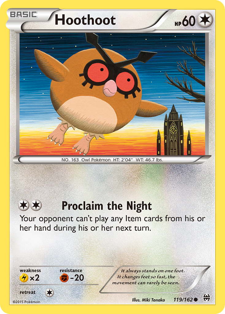 Hoothoot 119/162 BREAKthrough