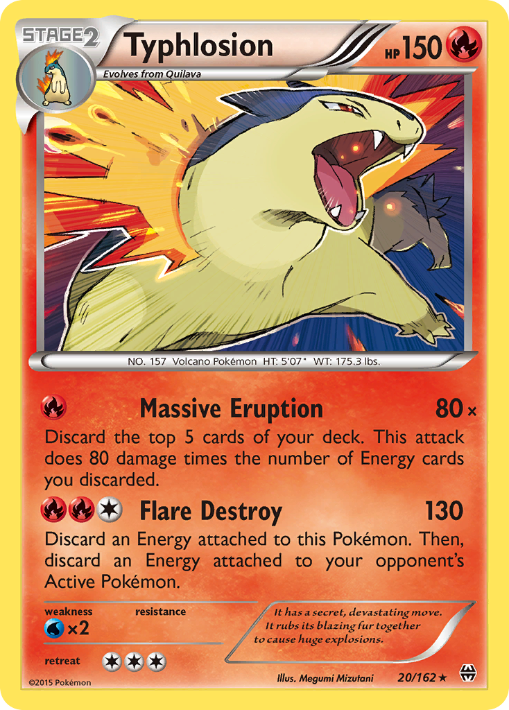 Typhlosion 20/162 BREAKthrough
