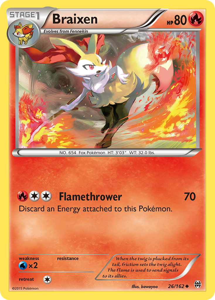Braixen 26/162 BREAKthrough