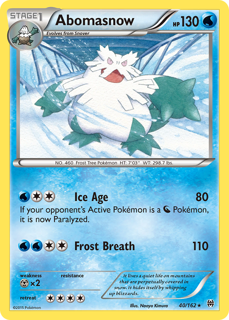 Abomasnow 40/162 BREAKthrough
