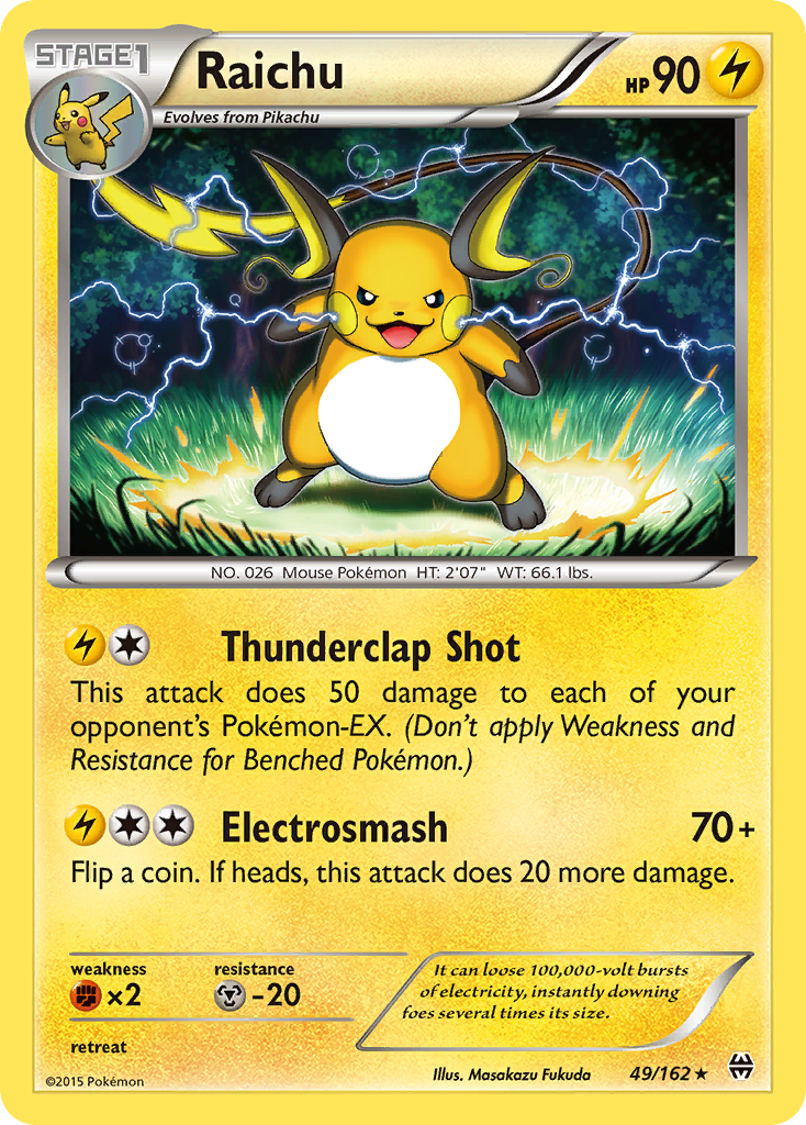 Raichu 49/162 BREAKthrough