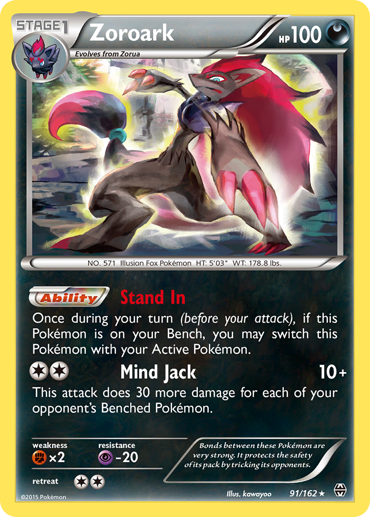 Zoroark 91/162 BREAKthrough