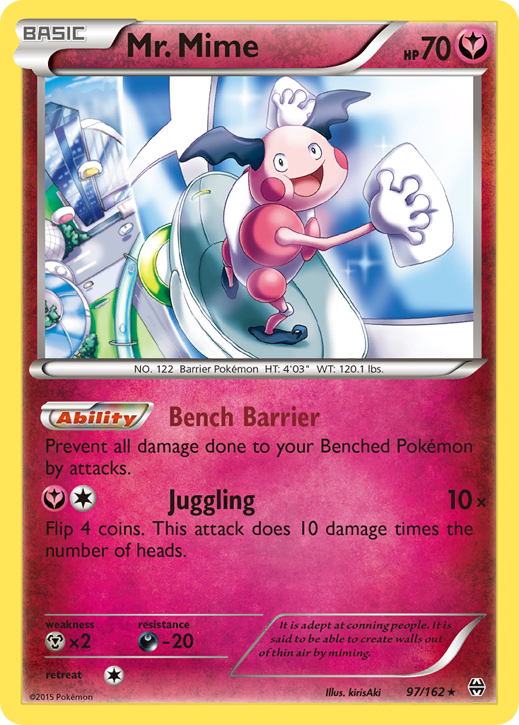 Mr. Mime 97/162 BREAKthrough