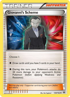 Giovanni's Scheme 138/162 BREAKthrough