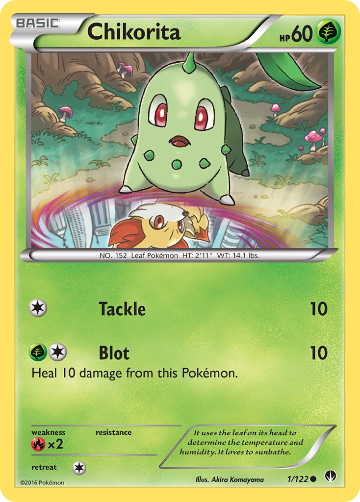 Chikorita 1/122 BREAKpoint