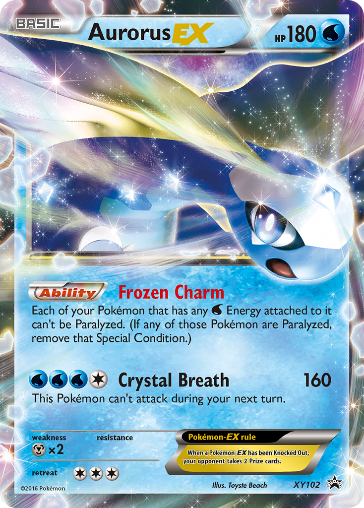 Aurorus-EX XY102 XY Black Star Promos