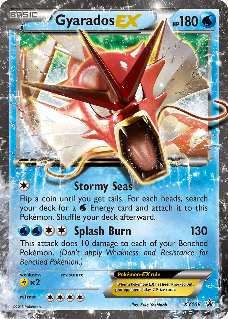 Gyarados-EX XY106 XY Black Star Promos