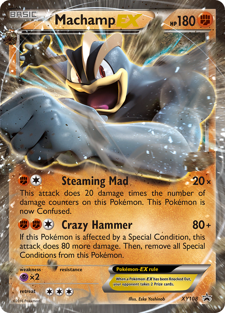 Machamp-EX XY108 XY Black Star Promos
