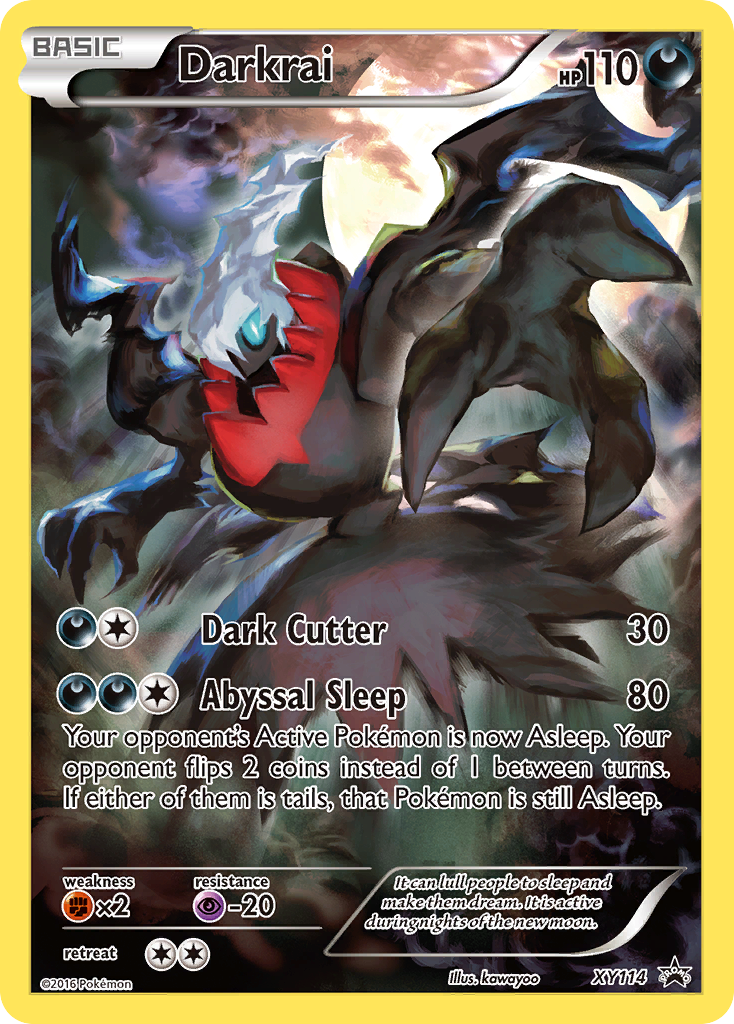 Darkrai XY114 XY Black Star Promos