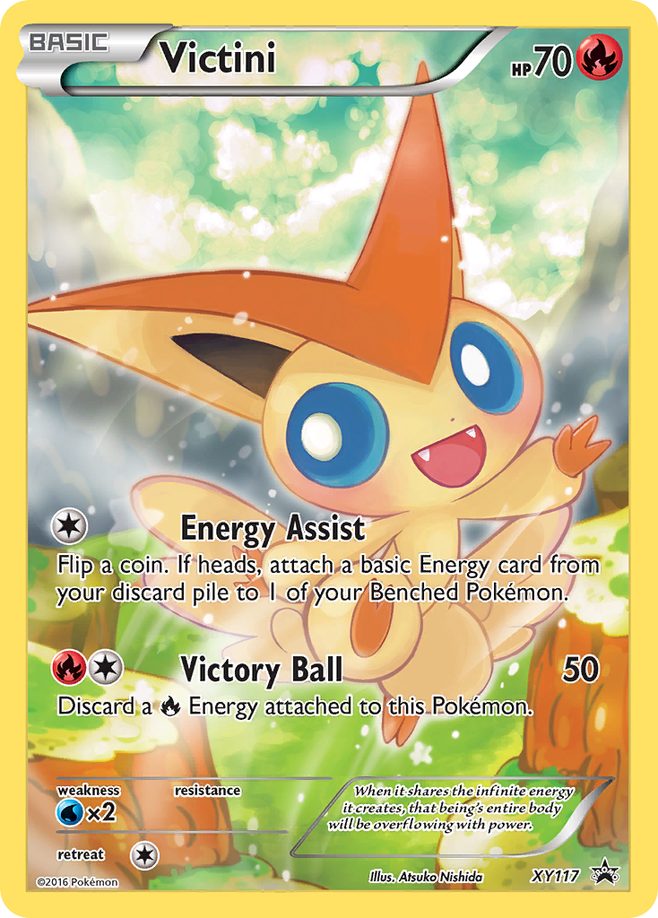 Victini XY117 XY Black Star Promos