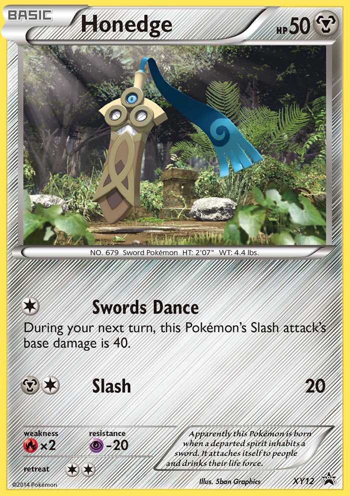 Honedge XY12 XY Black Star Promos